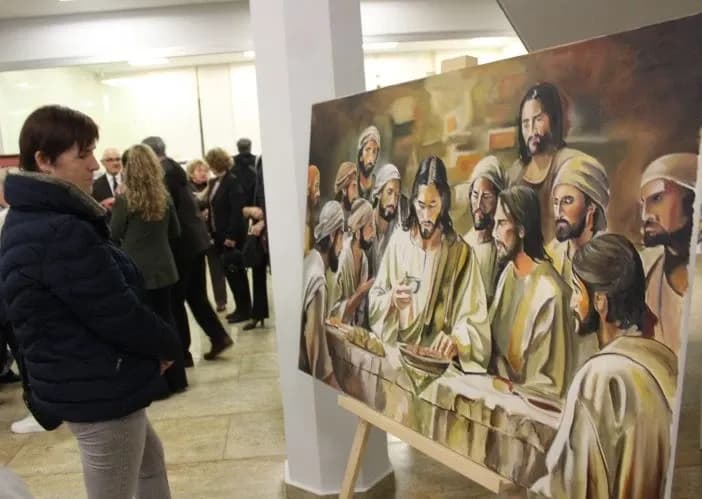 Otvorena izložba slika hrvatskog branitelja Drage Matoševića „Korizma i Uskrs“
