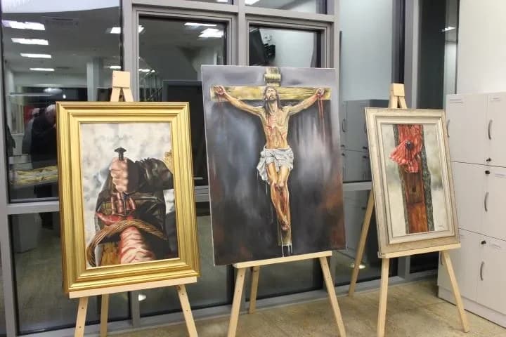 Otvorena izložba slika hrvatskog branitelja Drage Matoševića „Korizma i Uskrs“
