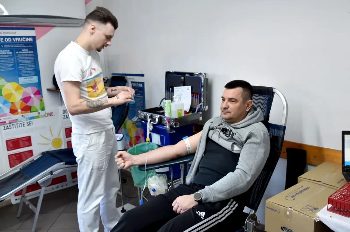 IZNIMAN ODZIV POŽEŽANA: U trodnevnoj akciji prikupljene 423 doze krvi