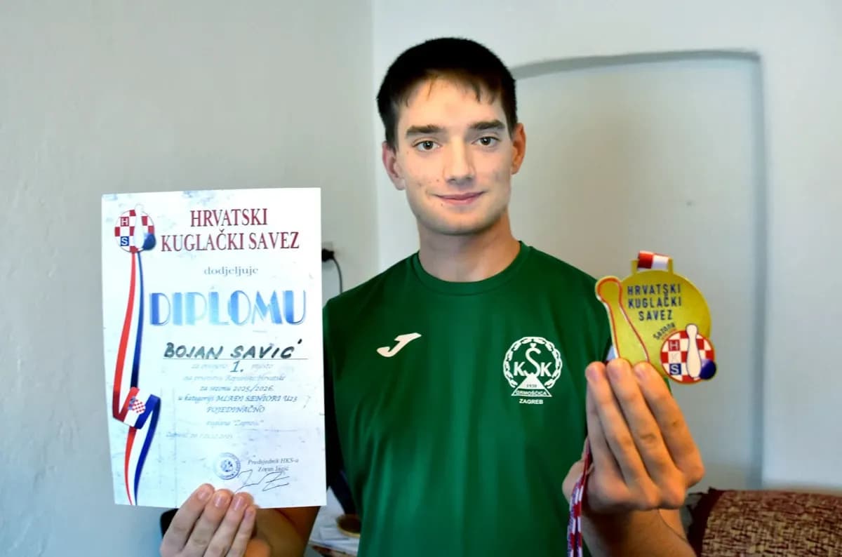 OD POŽEŠKIH STAZA DO VRHA HRVATSKE: Bojan Savić, mladi kralj čunjeva kojem je samo nebo granica