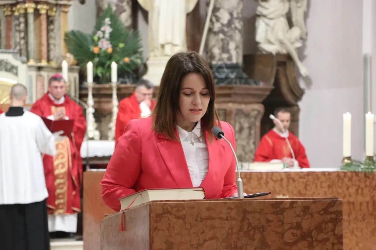 Svečana proslava Nedjelje Muke Gospodnje u požeškoj Katedrali