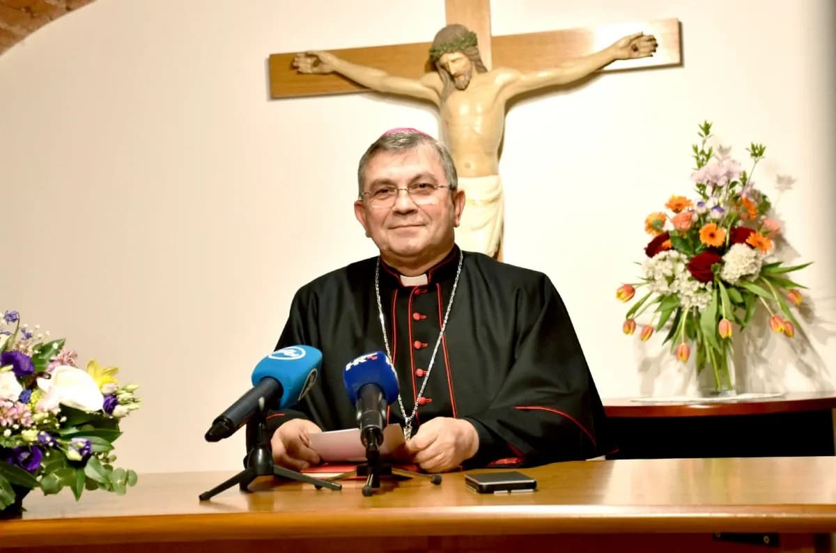 Susret biskupa Martinovića s novinarima uoči najvećeg kršćanskog blagdana