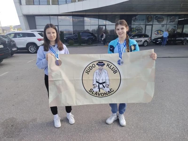 JUDO KLUB SLAVONAC:  Dvije medalje na Europskom kupu mladih nada u Sarajevu