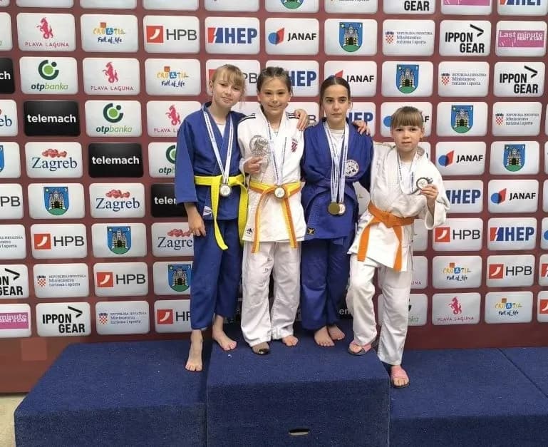 Čaglinski judaši osvojili četiri medalje na međunarodnom turniru u Zagrebu