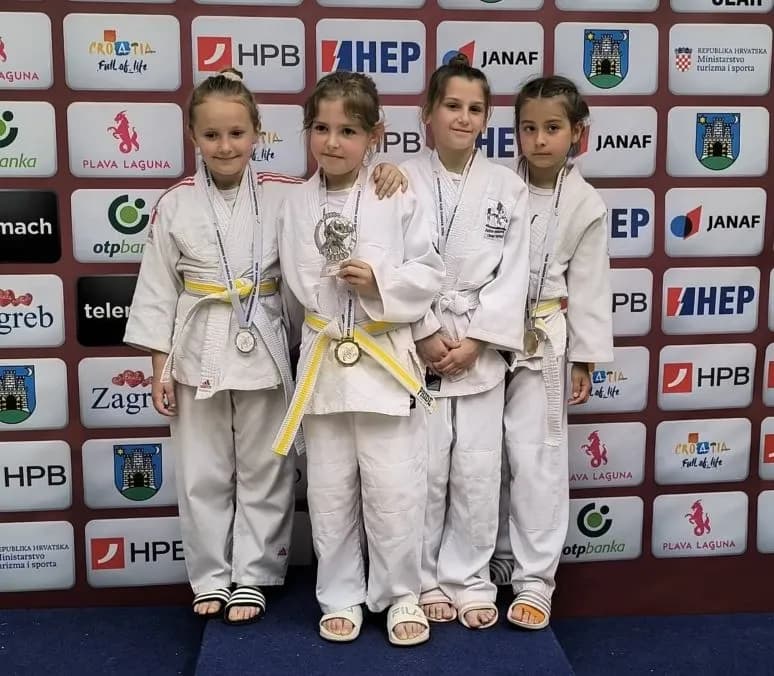 Čaglinski judaši osvojili četiri medalje na međunarodnom turniru u Zagrebu