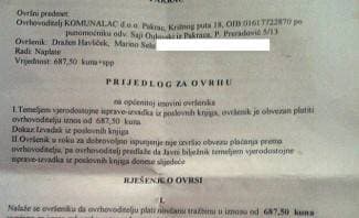 ¨Žele nas ovršiti zbog računa za plin koji nemamo¨