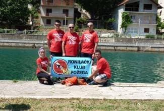 Požeški ronioci sudjelovali u eko akciji čišćenja rijeke Zrmanje