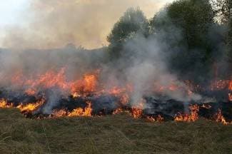 Izgorjelo 400 rolo bala sijena i 30 hektara poljoprivrednih površina (foto)