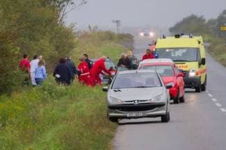 Golfom sletjeli s ceste u šikaru, dvije osobe ozlijeđene (FOTO)