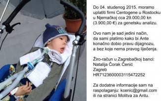 ¨Predugo stojimo na mjestu, a bolest polako uzima svoje. Ante ima sve manje snage¨