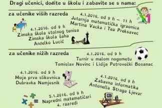 Pakračka škola organizirala zabavne praznike, zadovoljni su odazivom učenika
