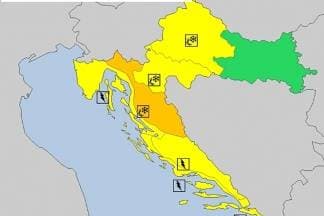 ¨Moguća je i susnježica, temperature odlaze u minus, promjenjivo vrijeme do daljnjega¨