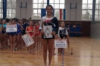 Gimnastičarka Madlen Majetić prva u juniorkama u 1. kolu Kupa regije istok za Kup Hrvatske
