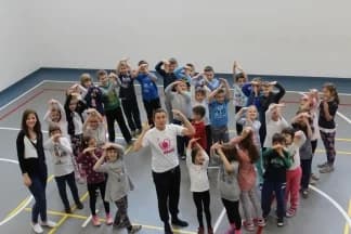 Radionica kreativnog plesa u Katoličkoj osnovnoj školi