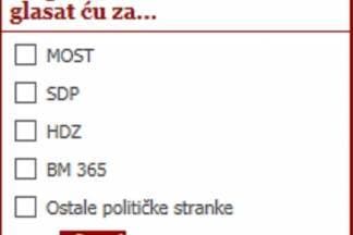 Tko je tvoj favorit na parlamentarnim izborima?