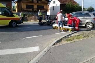 U Marindvoru 19-godišnji motociklist teško, a 17-godišnja putnica lakše ozljeđena
