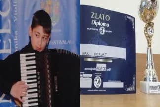 Ivan Horvat na svjetskom prvenstvu u Sloveniji svirajući harmoniku osvojio zlatnu medalju