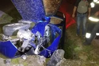 Završila autom u potoku