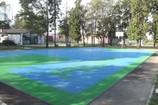 Uređuje se košarkaško igralište na Gradskim bazenima