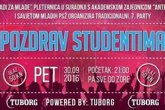Pozdrav studentima u Pleternici