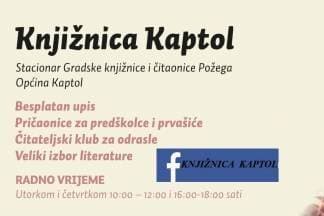 Besplatan upis u knjižnicu Kaptol
