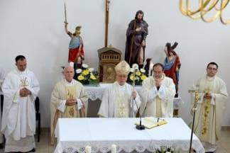 Biskup Škvorčević blagoslovio novu crkvu na mjestu razorene u Domovinskom ratu