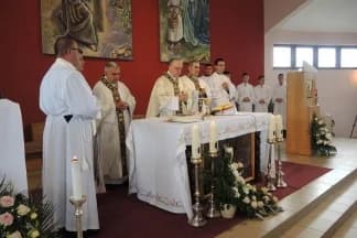 Biskup Škvorčević na proslavi sv.Franje u Ćeralijama