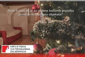 Oprezno s odlaganjem pepela i korištenjem božićnih dekoracija