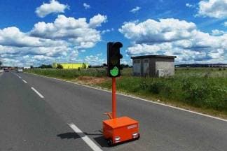 Privremena prometna signalizcija na cesti Brestovac - Zakorenje