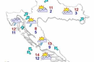 Temperature napokon u plusu