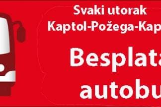 Umirovljenici s područja Općine Kaptol imaju besplatan prijevoz do Požege