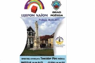 Ulaznice za snimanje ¨Lijepom našom¨ možete kupiti u TZ  Grada Požege za 25 kuna