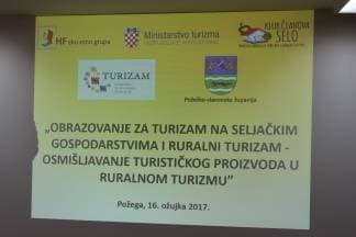 U HGK komori Požega održan seminar ¨Osmišljavanje turističkog proizvoda u ruralnom turizmu¨