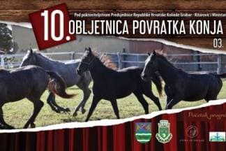 Ponuda izlagačima za sudjelovanje na manifestaciji ¨10. obljetnica povratka konja u Lipik¨