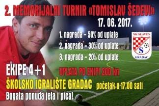 U subotu turnir u sjećanje na velikog čovjeka Tomislava Šedevi