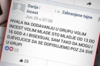 Novinarka Indexa u grupi balkanskih pedofila: ¨Odvratno, puno je polugolih djevojčica koje se nude”
