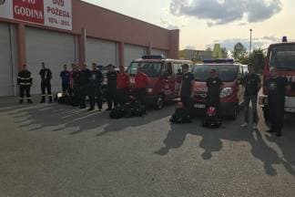24 požeška vatrogasca otišla pomoći gasiti požare u Dalmaciji