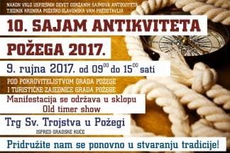 10. Sajam antikviteta u Požegi i Oldtimer show zajedno na požeškom trgu