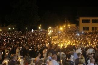 Više od 15 000 hodočasnika sinoć u Pleternici