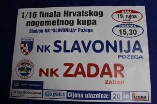 NK ¨Slavonija - NK ¨Zadar¨ sutra igraju u Požegi od 15:30 sati