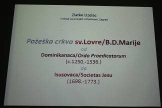 U povodu predavanja profesora Zlatka Uzelca ¨Crkva svetoga Lovre od dominikanaca do isusovaca¨
