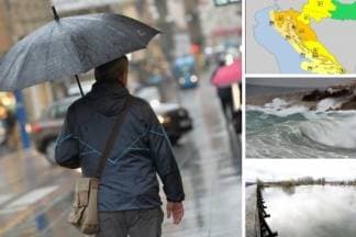 Velika promjena vremena: Meteoalarm izdao niz upozorenja za gotovo cijelu Hrvatsku