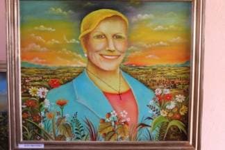Slikar naive iz Lipika naslikao je portret predsjednice Grabar-Kitarović