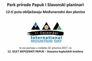 PP Papuk i Slavonski planinari obilježavaju Međunarodni dan planina