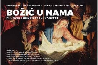 ¨Božić u nama¨- duhovni humanitarni koncert u Dvorani sv. Terezije Avilske