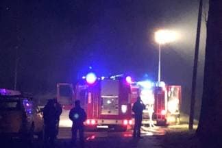U tijeku je požar na prostoru požeške vojarne
