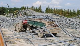 Srušili se staklenici u Dobrovcu, velika materijalna šteta