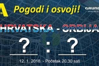 Pogodi rezultat rukometne utakmice Hrvatska : Srbija i osvoji nagradu Alles Elektrocentra