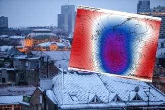 Kraj tjedna donosi pravu zimu, minuse i snijeg u nizinama