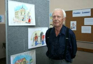 Zvonko Lenner karikaturama prikazao Požegu (foto)